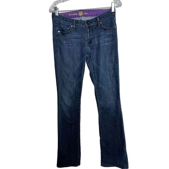 Rich & Skinny low rise bootcut flair Jeans "Mystic" size 27 - Picture 1 of 7